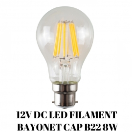 12V LED FILAMENT LAMP 8W