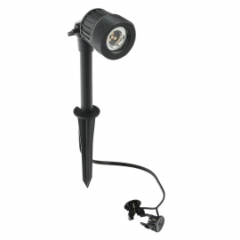 PINNACLE 12V LED Garden Spotlight Black 19921/06