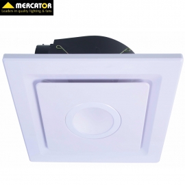 Emeline Small Square Exhaust Fan With LED