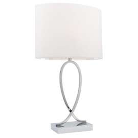 Campbell Small Touch Lamp White