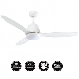 MEF1333WW​ Elite Ceiling fan White With CCT Led