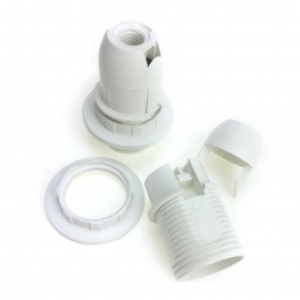 White E14 lamp Holder