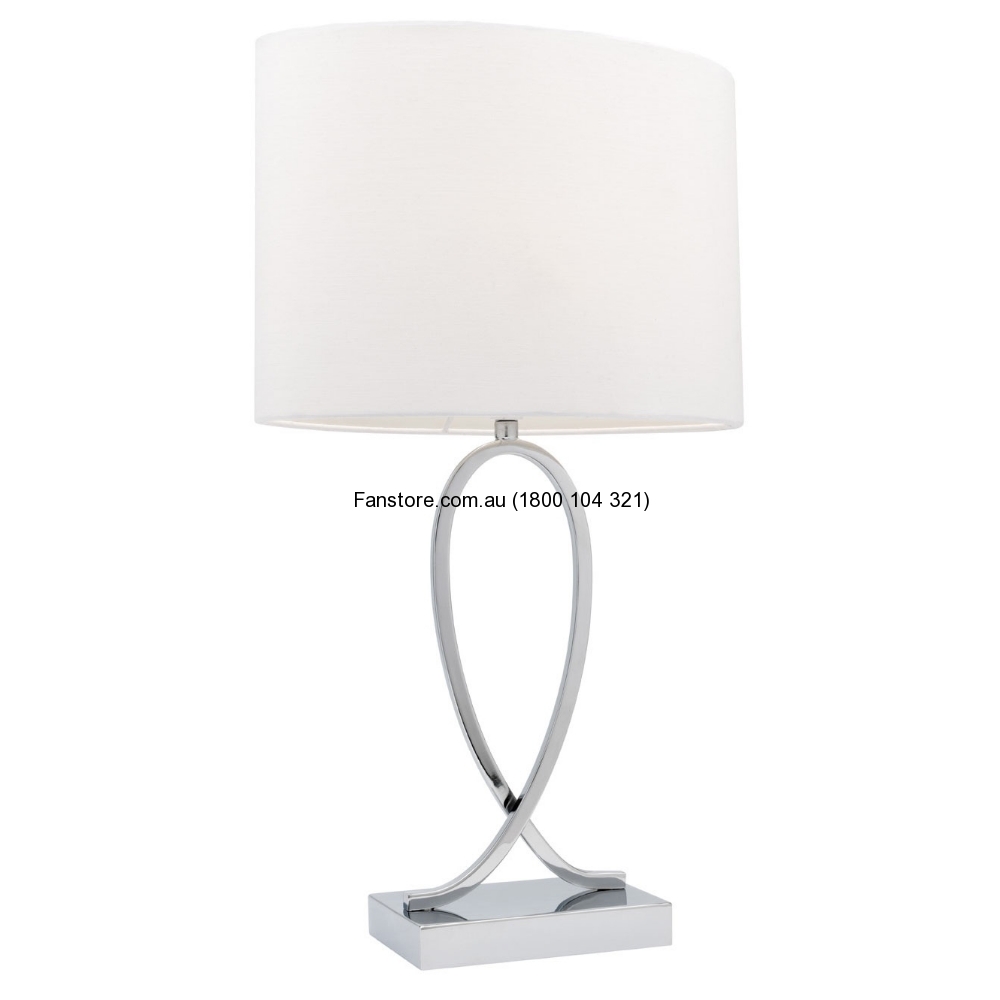 Campbell Small Touch Lamp White