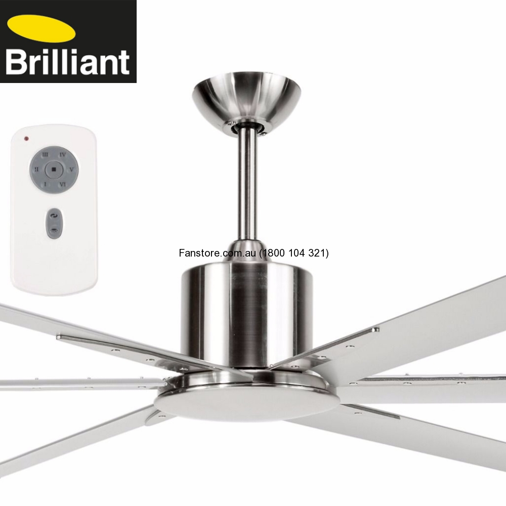 Maelstrom Dc 84 Industrial Style Ceiling Fan 6 Blade Remote 18515 13