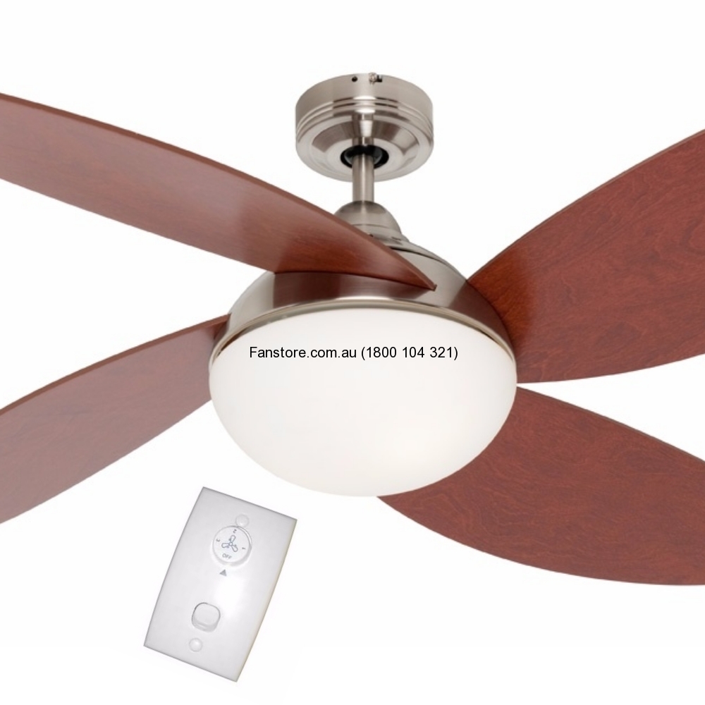 Rosebery Brushed Chrome Ceiling Fan With Light Mercator Lighting Fc231134bc