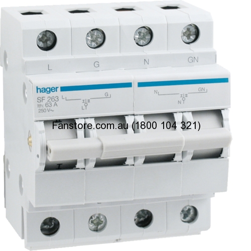 HAGER SF263 | Changeover Switch