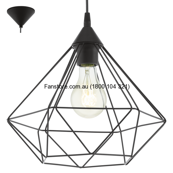 Tarbes pendant Black