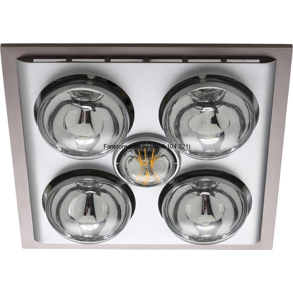 mercator lava quattro led bathroom 3 in 1 heat light infrared heat lights for bathrooms