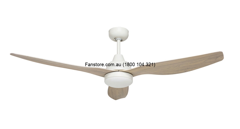 New Brilliant Lighting Bahama 52 Dc Ceiling Fan With 18w Led White Whitewashed Cool 19588 37 New Brilliant Lighting, Bahama Ceiling Fan